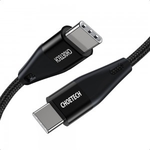 Choetech USB Type-C - USB Type-C kábel PD 60W 2m fekete (XCC-1004-BK)