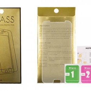 Samsung Galaxy J5 Glass Gold kijelzővédő üvegfólia