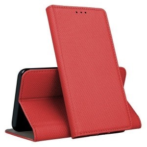 Huawei Mate 10 Lite  mágneses fliptok piros