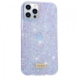 iPhone 12 / 12 Pro Sulada Luminous Glitter tok pink