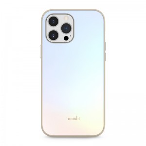 iPhone 13 Pro Max Moshi iGlaze prémium hibrid tok Astral Silver