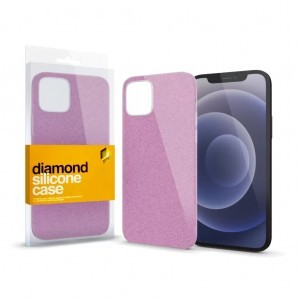 iPhone 13 Xpro Diamond szilikon tok pink