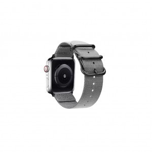 Apple Watch 42mm / 44mm szőtt műanyag szíj szürke