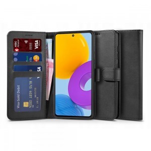 Samsung Galaxy M52 5G Tech-Protect Wallet 2 fliptok fekete