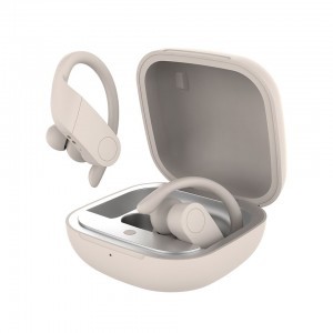 GJBY Vezeték nélküli bluetooth sport fülhallgató, bézs (TWS-08)