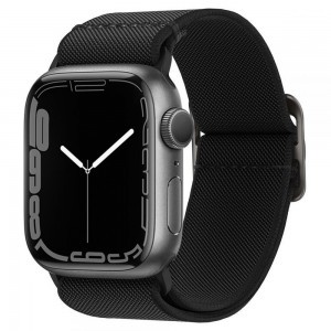 Apple Watch 4/5/6/7/SE (38/40/41 mm) Spigen Fit Lite óraszíj fekete