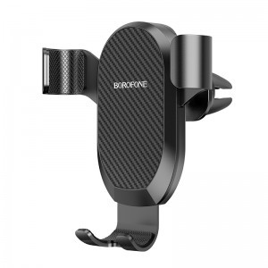 Borofone BH48 Warrior Gravity autós telefontartó szellőzőre fekete