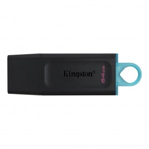 Kingston Datatraveler Exodia 64Gb, USB 3.2 Pendrive, Fekete - Kék (DTX/64GB)