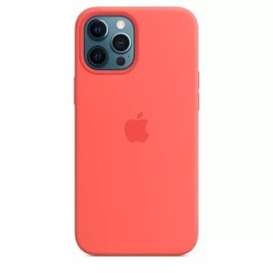 iPhone 12 Pro Max Apple gyári szilikon tok Pink CItrus (MHL93ZM/A)