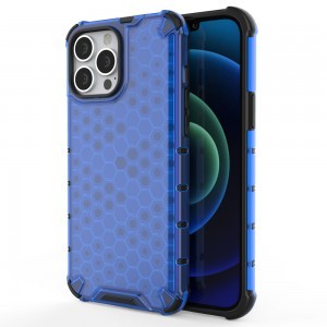 iPhone 13 Pro Max Honeycomb armor TPU tok kék