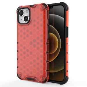 iPhone 13 Honeycomb armor TPU tok piros
