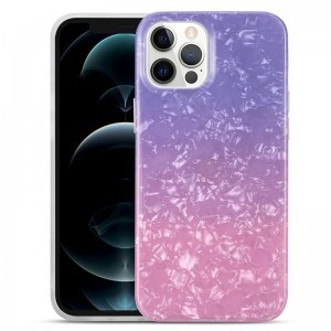iPhone 13 TPU tok színes mintával Alphajack (P3) lila-rózsaszín