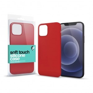 iPhone 13 Pro Max Xpro Soft Touch Szilikon tok piros