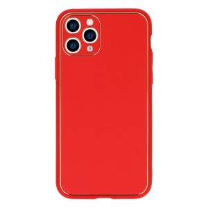 Samsung Galaxy A22 4G Tel Protect Luxury szilikon tok piros