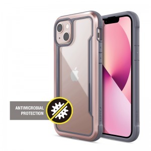 iPhone 13 X-Doria Raptic Shield Pro tok antibakteriális rózsaszín