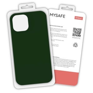 iPhone 13 Mini MySafe Silicone tok sötétzöld