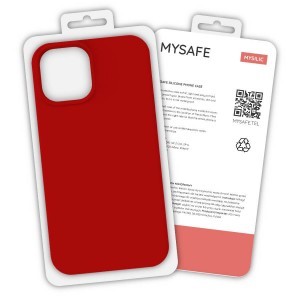 iPhone 13 Pro Max MySafe Silicone tok piros