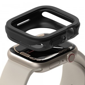 Apple Watch 7 (41mm) Ringke Air gél TPU tok fekete