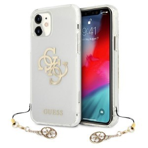 iPhone 11 Guess GUHCN61KS4GGO Gold Charms tok arany / átlátszó