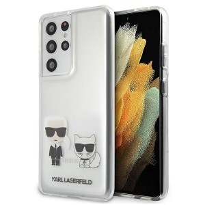 Samsung Galaxy S21 Ultra Karl Lagerfeld Karl Choupette tok átlátszó (KLHCS21LCKTR)