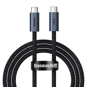Baseus Flash Series USB Type-C - USB Type-C 100W 1m Sötétszürke