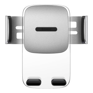 Baseus Easy Controll univerzális autós telefontartó ezüst, kör szellőzőhöz (SUYK000212)