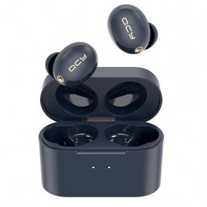 QCY HT01C ANC TWS Bluetooth vezeték nélküli fülhallgató sötétkék