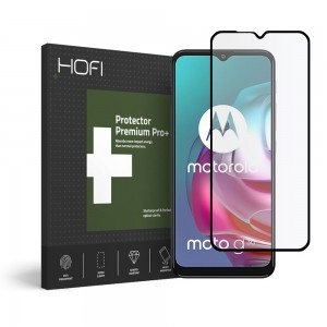 Motorola Moto G10 / G30 Hofi Glass Pro+ Hybrid temperált üvegfólia fekete