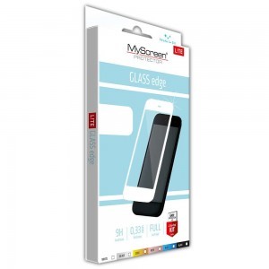 iPhone 7 / 8  MyScreen Lite Edge kijelzővédő üvegfólia fehér
