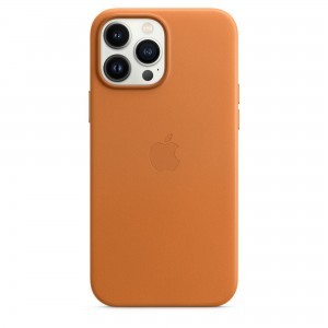 iPhone 13 Pro Max bőrtok aranybarna (MM1L3ZM/A) Apple gyári MagSafe-rögzítésű