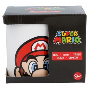 Super Mario kerámia bögre 325 Ml - fehér