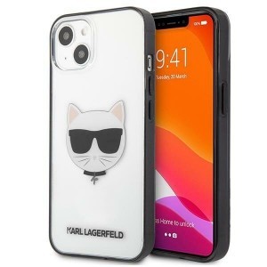 iPhone 13 Mini Karl Lagerfeld Ikonik Choupette tok átlátszó (KLHCP13SHCHCK)