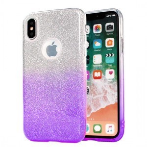 iPhone 7 / 8 / SE 2020 Bling telefontok lila