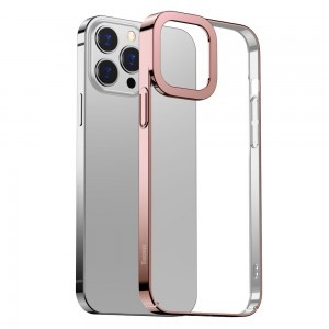 iPhone 13 Pro Max Baseus Glitter kemény PC tok rózsaszín (ARMC001104)