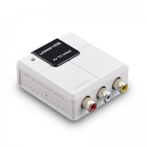 Ugreen Konverter, átalakító analóg - digitális audio - video RCA - HDMI fehér (40225)