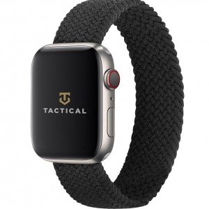 Apple Watch 1/2/3/4/5/6/7/SE 38/40/41mm Tactical 759s kötött óraszíj S-es méret fekete