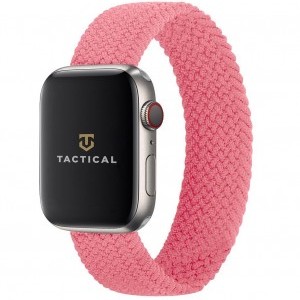 Apple Watch 3/4/5/6/7/8/SE 38/40/41mm Tactical 762s kötött óraszíj S-es méret rózsaszín