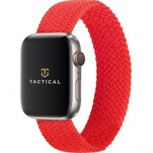 Apple Watch 1/2/3/4/5/6/7/SE 42/44/45 mm Tactical 778s kötött óraszíj M-es méret piros