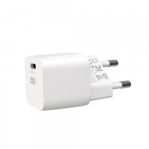 XO Hálózati gyorstöltő adapter CE01B PD 20W 1x USB Type-C Fehér