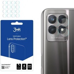 Realme 8i 3MK Hybrid kameralencse védő üveg 4 db