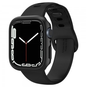 Apple Watch 7 (45mm) Spigen Thin Fit tok fekete (ACS04174)