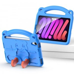 Apple iPad Mini 6 2021 Dux Ducis Panda Szilikon tok gyerekeknek kék