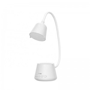 Kivee hangszóró + asztali lámpa 5 az 1-ben - Bluetooth 5.0 / AUX / USB / FM rádió / TF kártya fehér