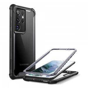 Samsung Galaxy S21 Ultra Supcase IBLSN Ares tok ütésálló fekete