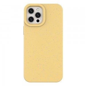 iPhone 12 Pro Max Szilikon eco shell citromsárga