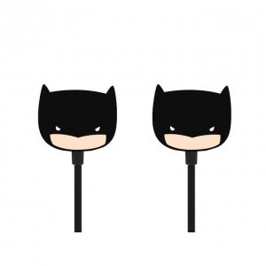 DC Batman Vezetékes Fülhallgató Gyerekeknek Fekete 3.5mm jack