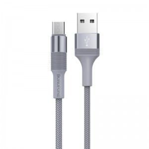 Borofone BX21 Outstanding USB - Micro USB 1.4A 1m szürke