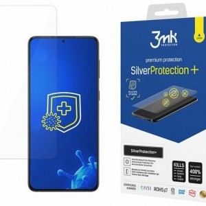 Samsung S22+ Plus 3MK Silver Protect+ antimikrobiális kijelzővédő fólia