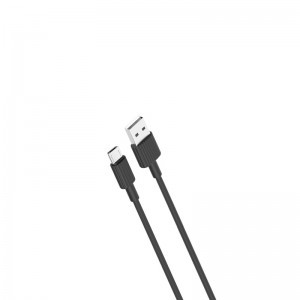 XO NB156 USB - microUSB kábel 1 m 2,4A fekete