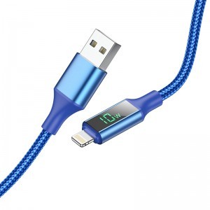 Borofone BU32 Exclusive USB - Lightning 2.4A 1.2m kék